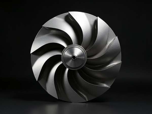 5-Axis Titanium Impeller